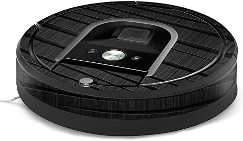 עור אדיסקינס תואם ל- iRobot Roomba 960 ואקום רובוט - עץ מגולף | כיסוי עטיפת מדבקות ויניל מגן, עמיד וייחודי ויניל